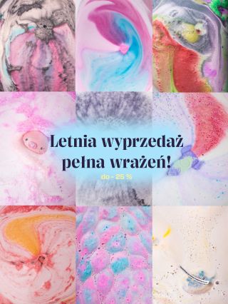 🌞 Letnia wyprzedaż do -25% już trwa! Przesuń w prawo i wybierz najpyszniejsze kule do kąpieli, które możesz teraz kupić w...